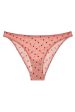 Understatement Underwear - Mesh Bikini Briefs - Pale Pink Deep Red For Cheap