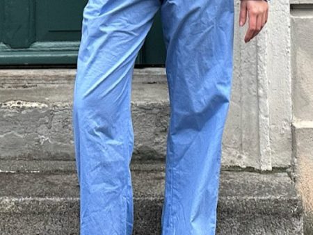 Neo Noir - Astra C Poplin Pants - Light Blue For Cheap