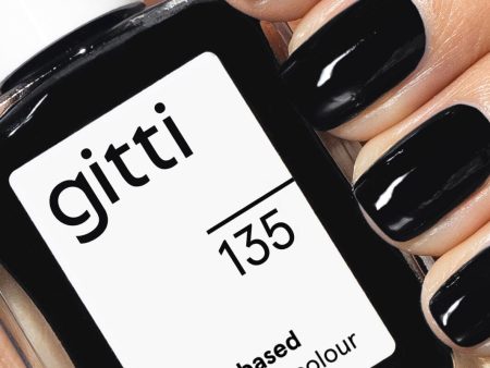 Gitti - Nail Polish 135 - Black For Sale