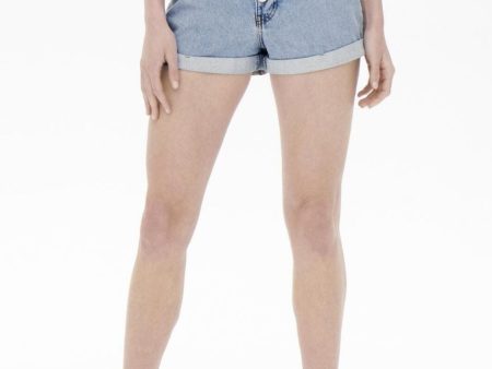 Only - Onlcuba Paperbag Shorts - 3700348 Light Blue Denim Online now