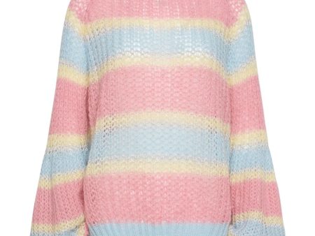 Noella - Pacific Knit Sweater - Light Blue Rose Mix on Sale