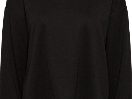 Pieces - Pcjacy Ls O-Neck Sweat - 4366316 Black Fashion