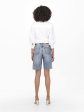 Only - Onlsonny hw wide dnm shorts - Light Blue Denim Fashion