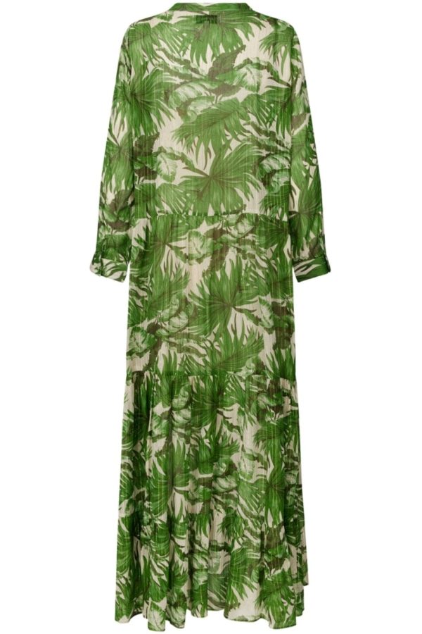 Lollys Laundry - NeeLL Maxi Dress LS - 40 Green Cheap