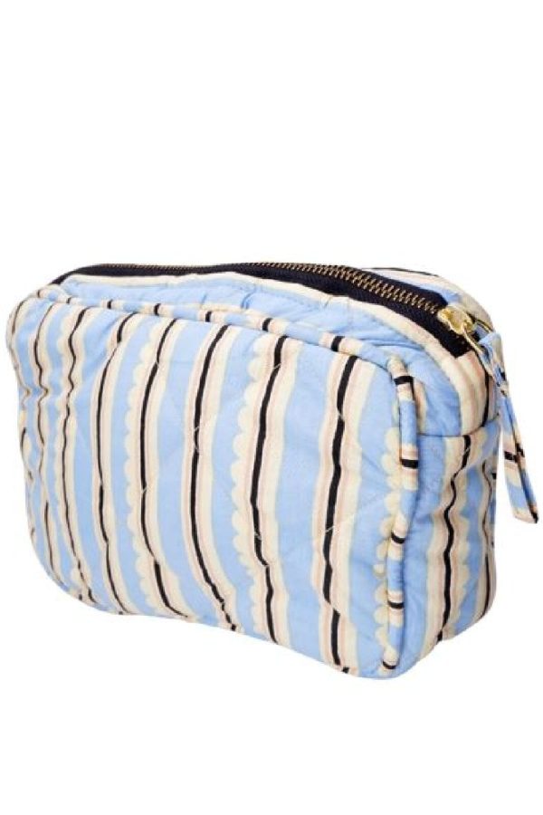 Black Colour - Bcnorma Sky Makeup Bag - Sky Blue Supply