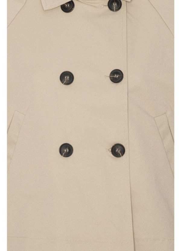 Forudbestilling - BYIC - Lunaic Trenchcoat - beige Light Beige For Discount