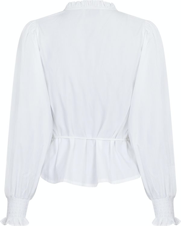 Neo Noir - Jerri C Polplin Blouse - White Online now