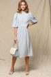 Noella - Paris Long Dress - Blue Flower Online