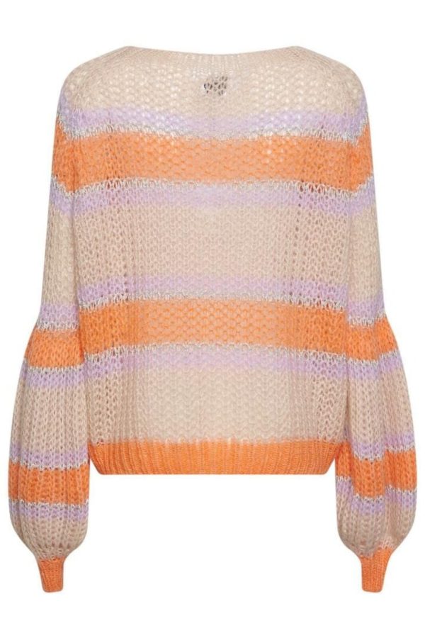 Noella - Pacific Knit Sweater - Apricot Lavender Mix For Sale