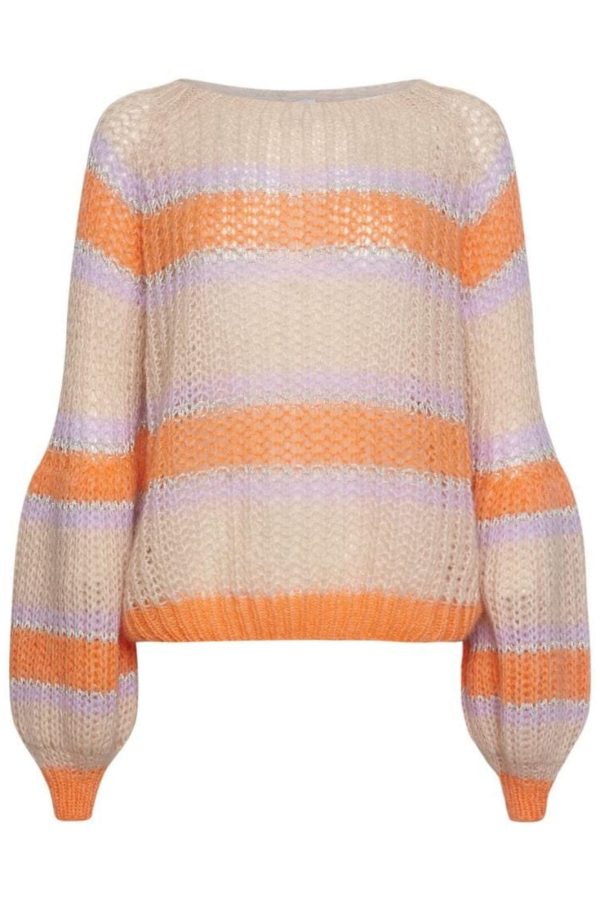 Noella - Pacific Knit Sweater - Apricot Lavender Mix For Sale