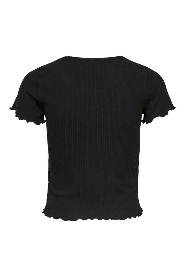 Only - Onlemma S S Short Top - 3337650 Black Fashion