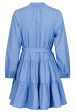 Neo Noir - Debbie C Poplin Dress - Light Blue Online Sale