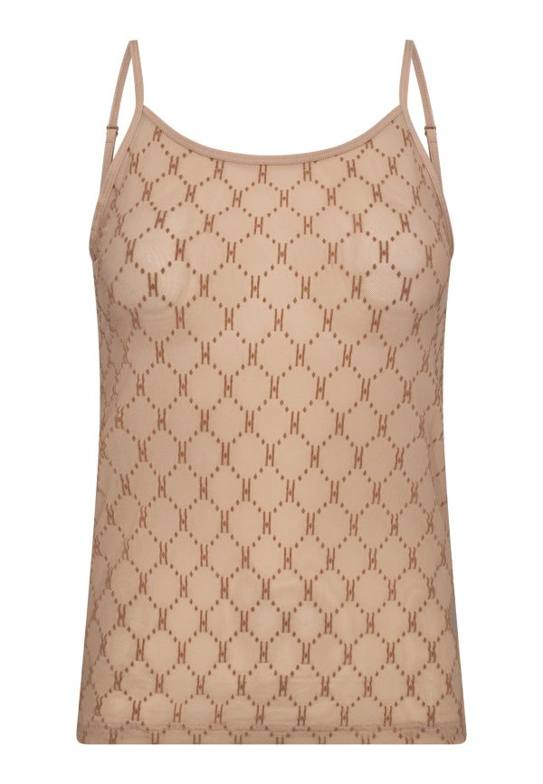 Hype The Detail - Mesh Singlet - 81 Sand Online Sale