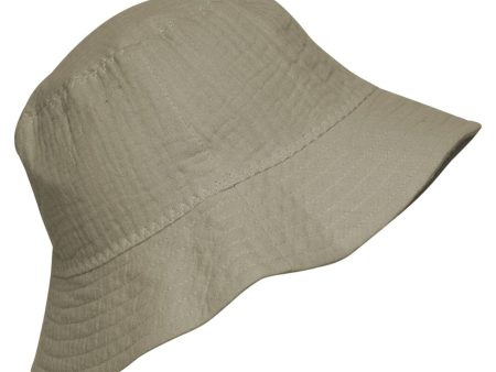 Huttelihut - Bucket Hat Muslin - Silver Sage Online Sale