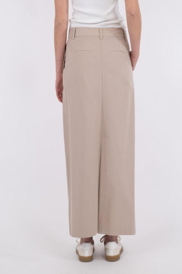 Neo Noir - Kasha Tailored Skirt - Beige Hot on Sale