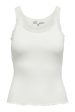 Only - Onlsharai Lace Tank Top - 4210434 Cloud Dancer Supply