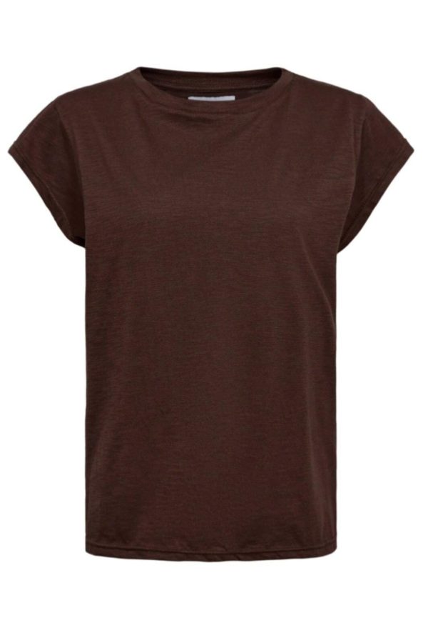 Liberte - Ulla-Tshirt - Dark Brown Fashion