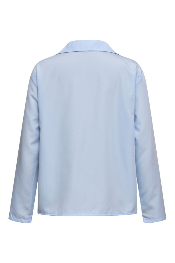 A-VIEW - Marley Blouse - 282 Light Blue For Cheap