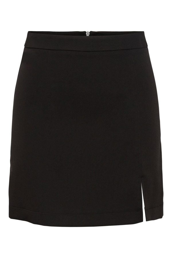 Pieces - Pcthelma Hw Skirt Noos - Black Fashion