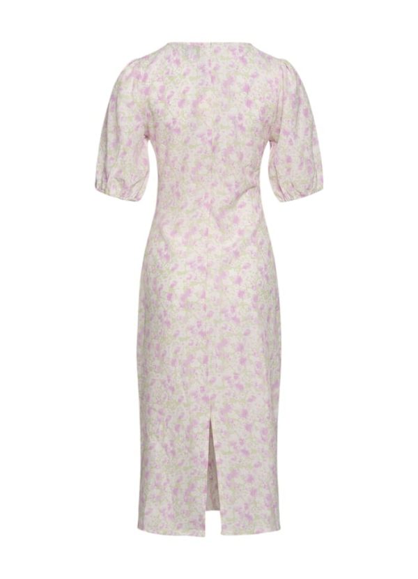 Noella - Rudy Long Dress - Pale Green Pink Online