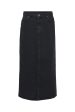 Object - Objellen Long Denim Skirt - 4614167 Black Denim Sale