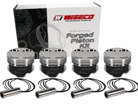 Wiseco 89-95 Toyota Celica MR2 3SGTE 2.0L 16V -6cc Dish 86.25 Bore +.010 Oversized Piston Stock Kt on Sale